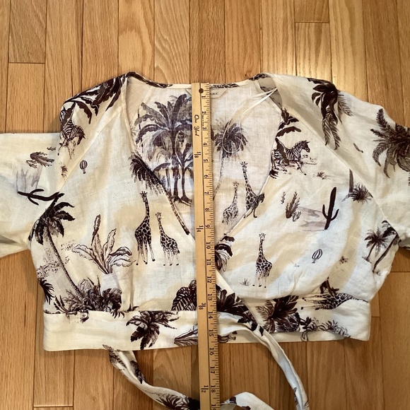 Banana Republic 2 piece set, 100% linen, skirt sz 8, top petite large, WAYFINDER - Picture 13 of 15